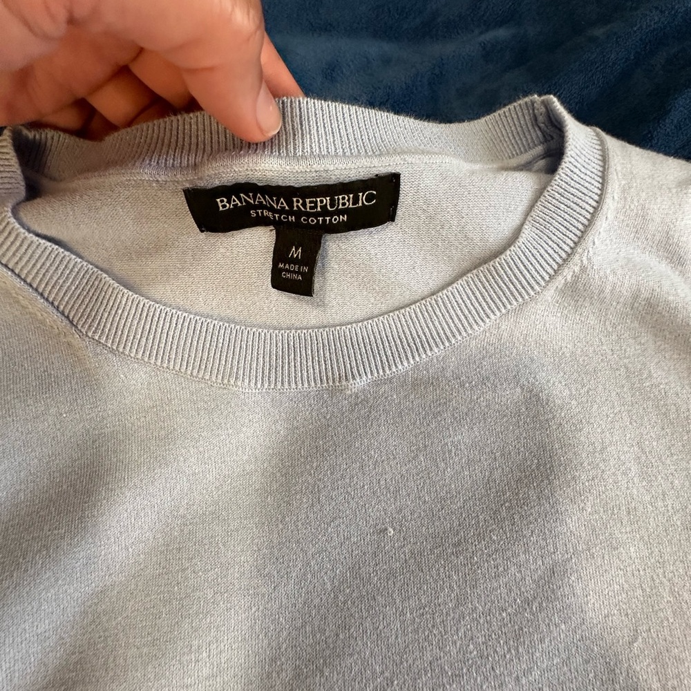 Banana Republic light blue Crewneck sleeveless Shirt